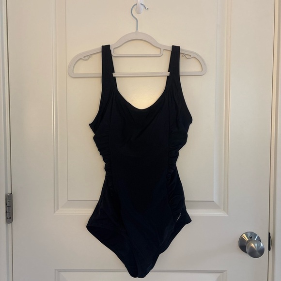 Speedo Classic Black Swimsuit - Picture 1 of 5